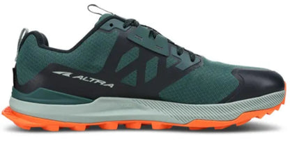 Altra Men's Lone Peak 7 Deep Green. Side view