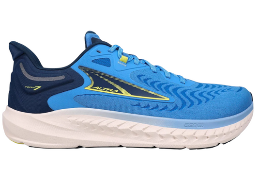 Altra Men’s Torin 7 in blue Colourway, side view