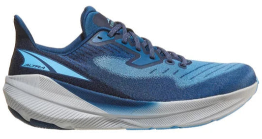 Altra Men's Experience Flow Blue. Side View