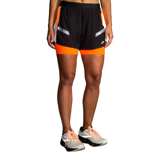 Brooks Run Visible Women's 4"2in1 short 2.0